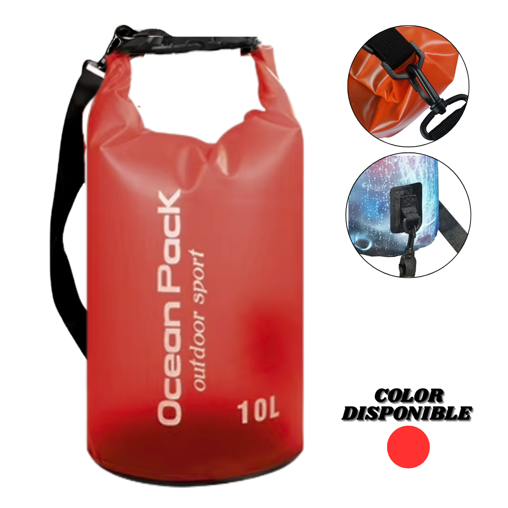 Bolsa Impermeable Sumergible Mochila 10L